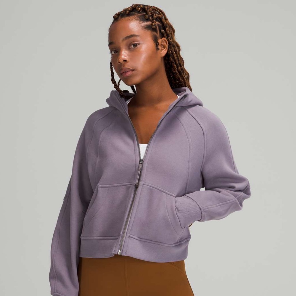 Lululemon Scuba Oversized Full Zip - Dusky Lavender